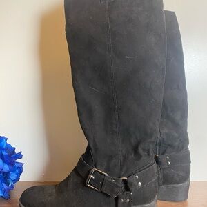 Black Suede Women's Boots